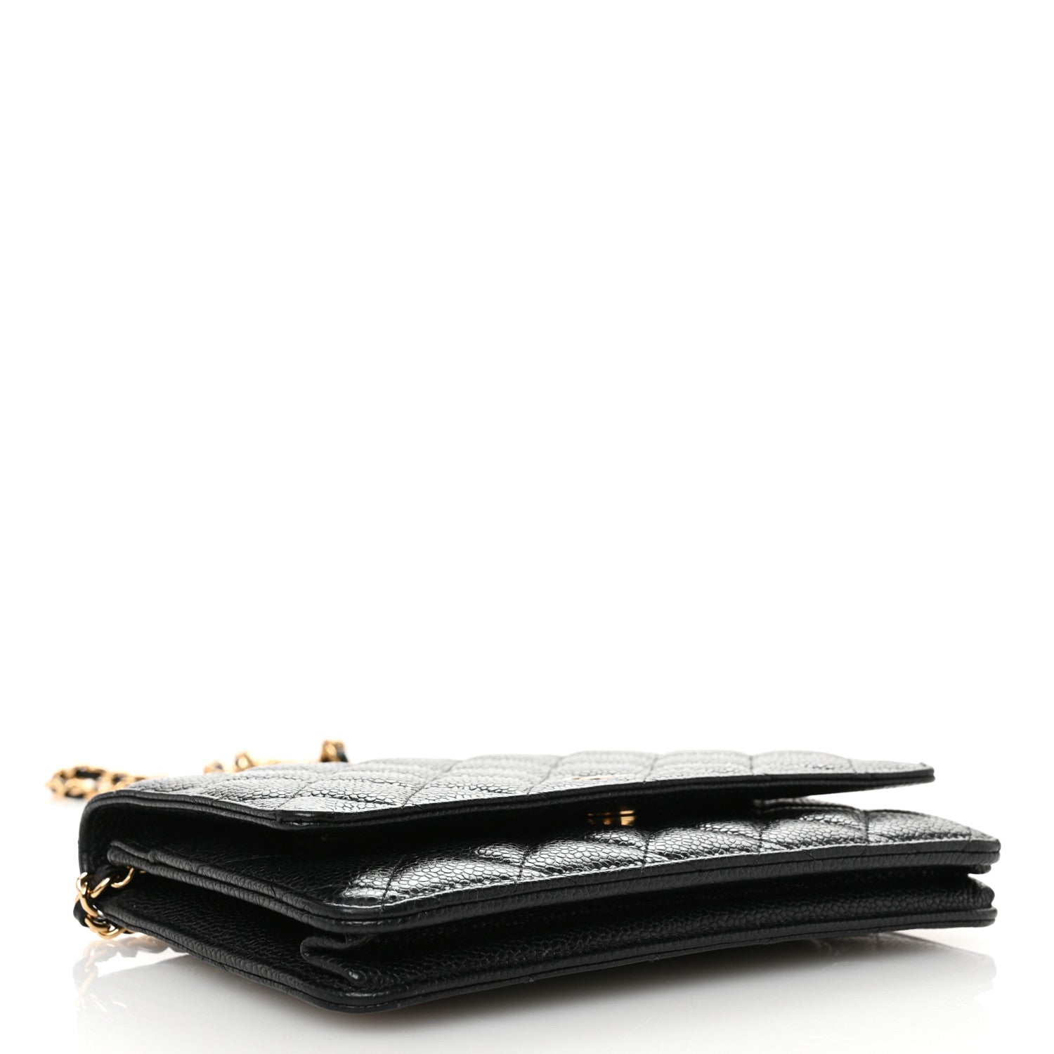 Chanel Caviar Quilted Wallet on Chain WOC Black 4 of 11
