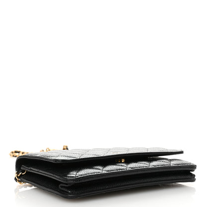 Chanel Caviar Quilted Wallet on Chain WOC Black 4 of 11