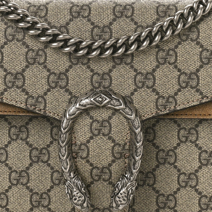 Gucci GG Supreme Monogram Small Dionysus Shoulder Bag Taupe 9 of 13
