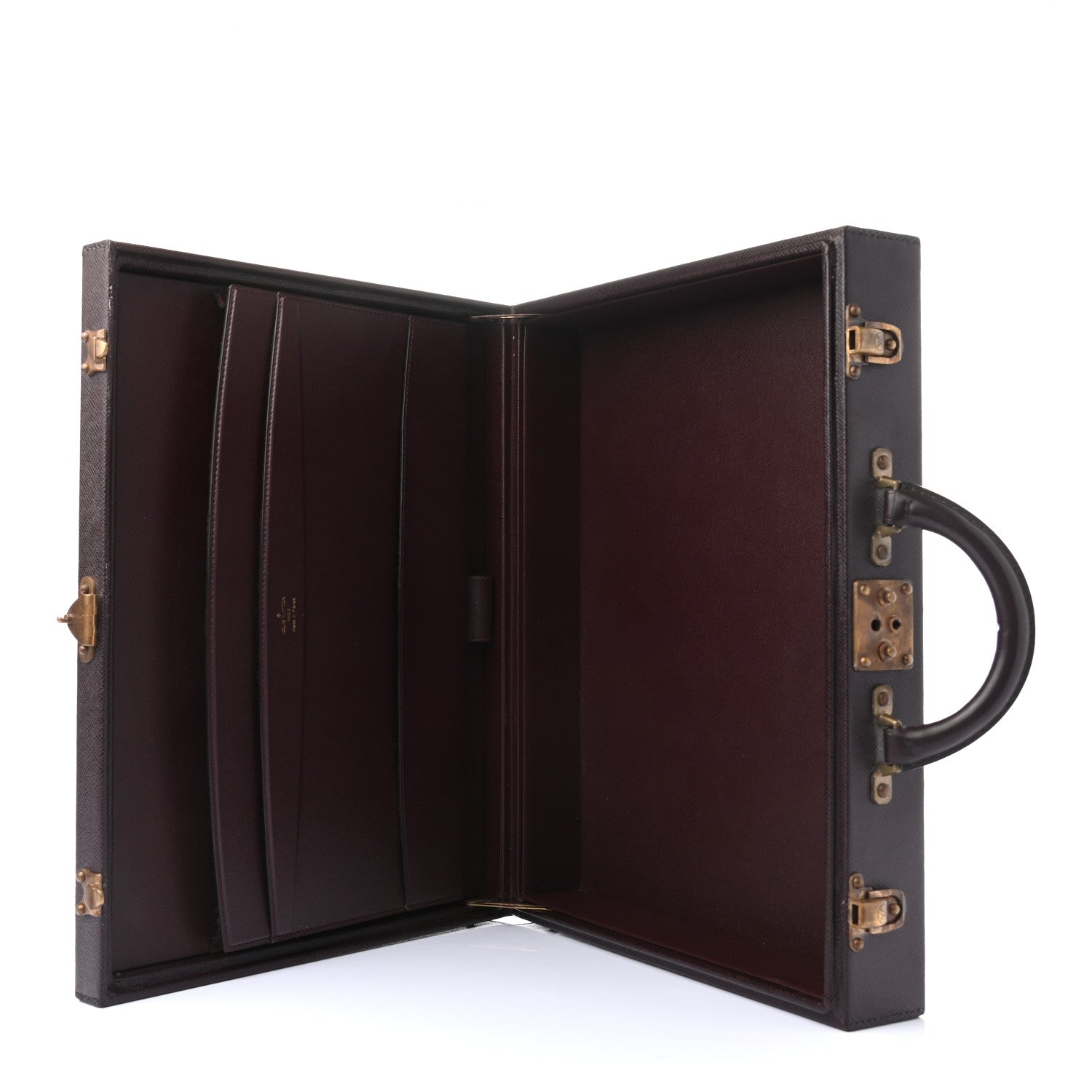 Louis Vuitton Taiga President Classeur Briefcase Acajou 4 of 9