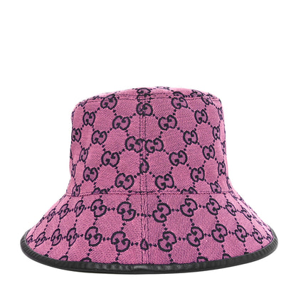 Gucci Monogram Multicolor New Sakai Calfskin Bob Malibu Bucket Hat L Parma Violet Blue 6 of 9