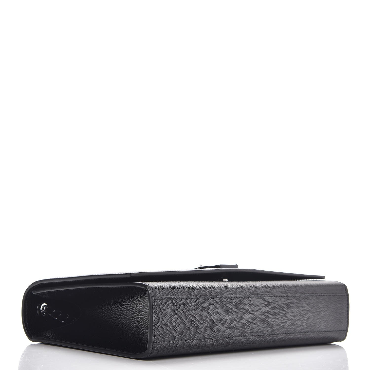 Saint Laurent Grain De Poudre Medium Classic Monogram Kate Satchel Black 4 of 7