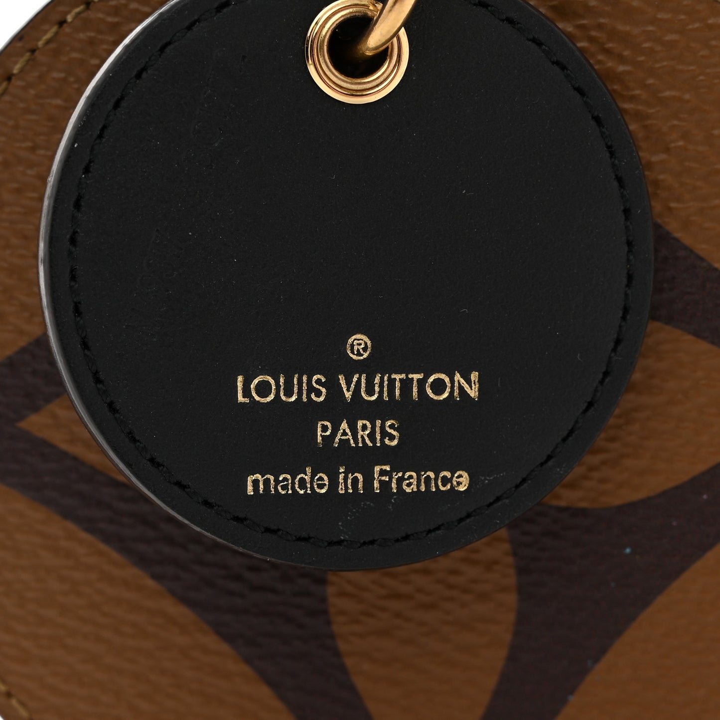 Monogram Reverse Key Holder Bag Charm