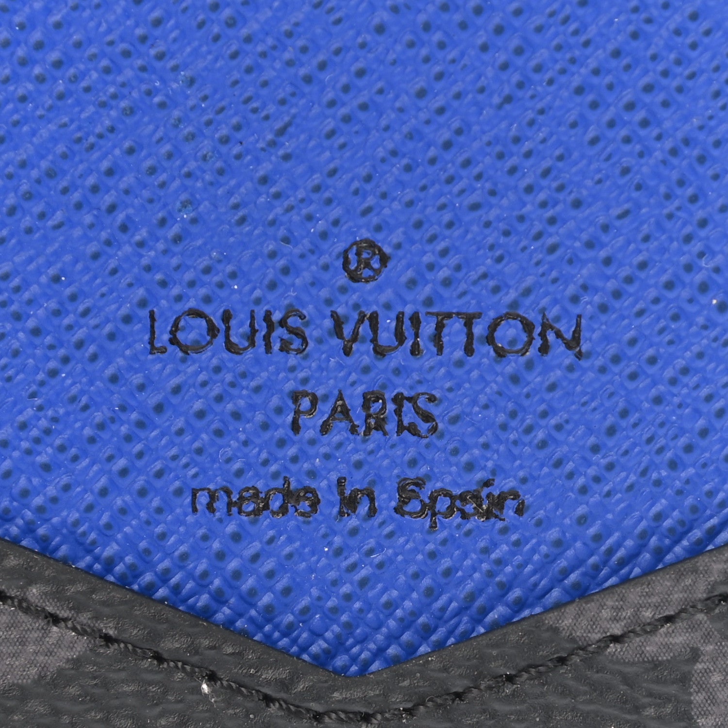 Louis Vuitton Epi Monogram Eclipse Pocket Organizer Black Blue 5 of 6