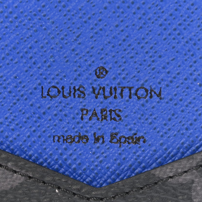 Louis Vuitton Epi Monogram Eclipse Pocket Organizer Black Blue 5 of 6