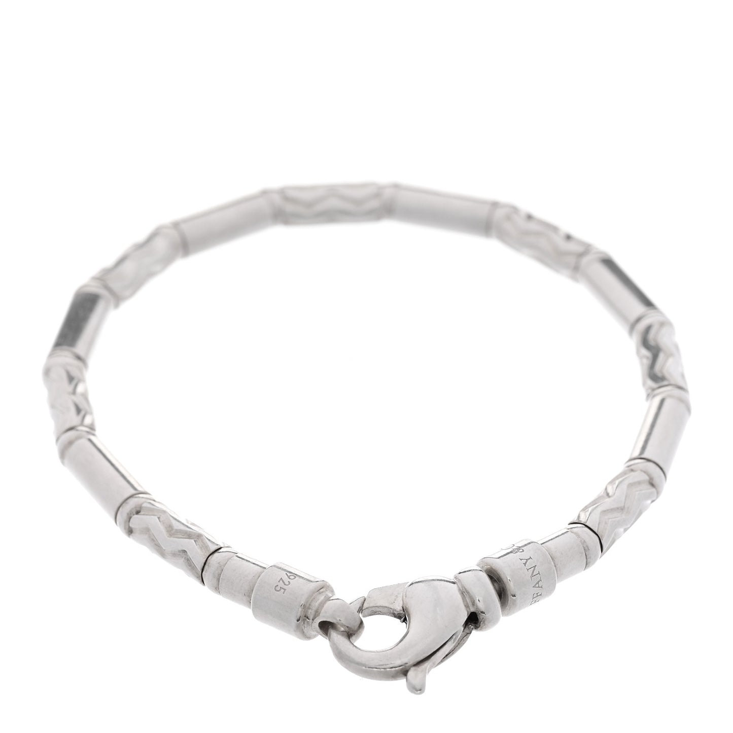 Sterling Silver Aztec Zig Zag Bracelet