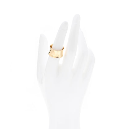 Tiffany 18K Yellow Gold 12mm Wide 1837 Ring 52 6 2 of 5