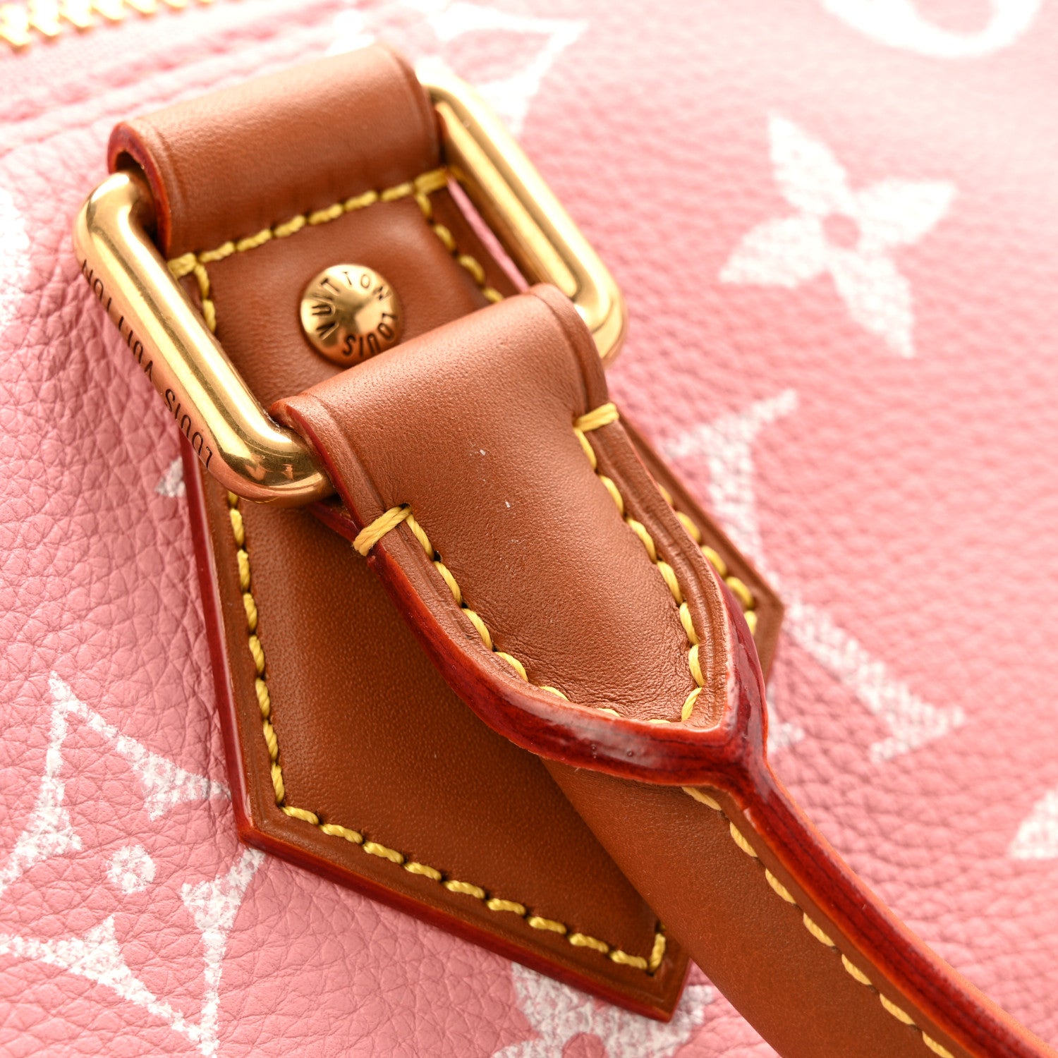 Louis Vuitton Calfskin Monogram Speedy P9 Bandouliere 40 Pink
