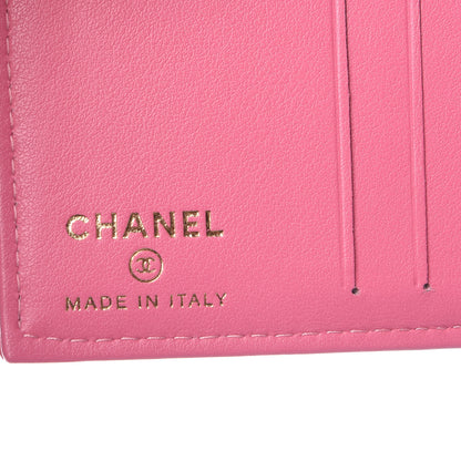 Chanel Caviar Quilted Card Holder Wallet Pink 6 of 8