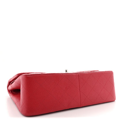Chanel Caviar Quilted Jumbo Double Flap Red 4 of 11