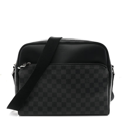 Louis Vuitton Damier Graphite Dayton Reporter MM 1 of 9