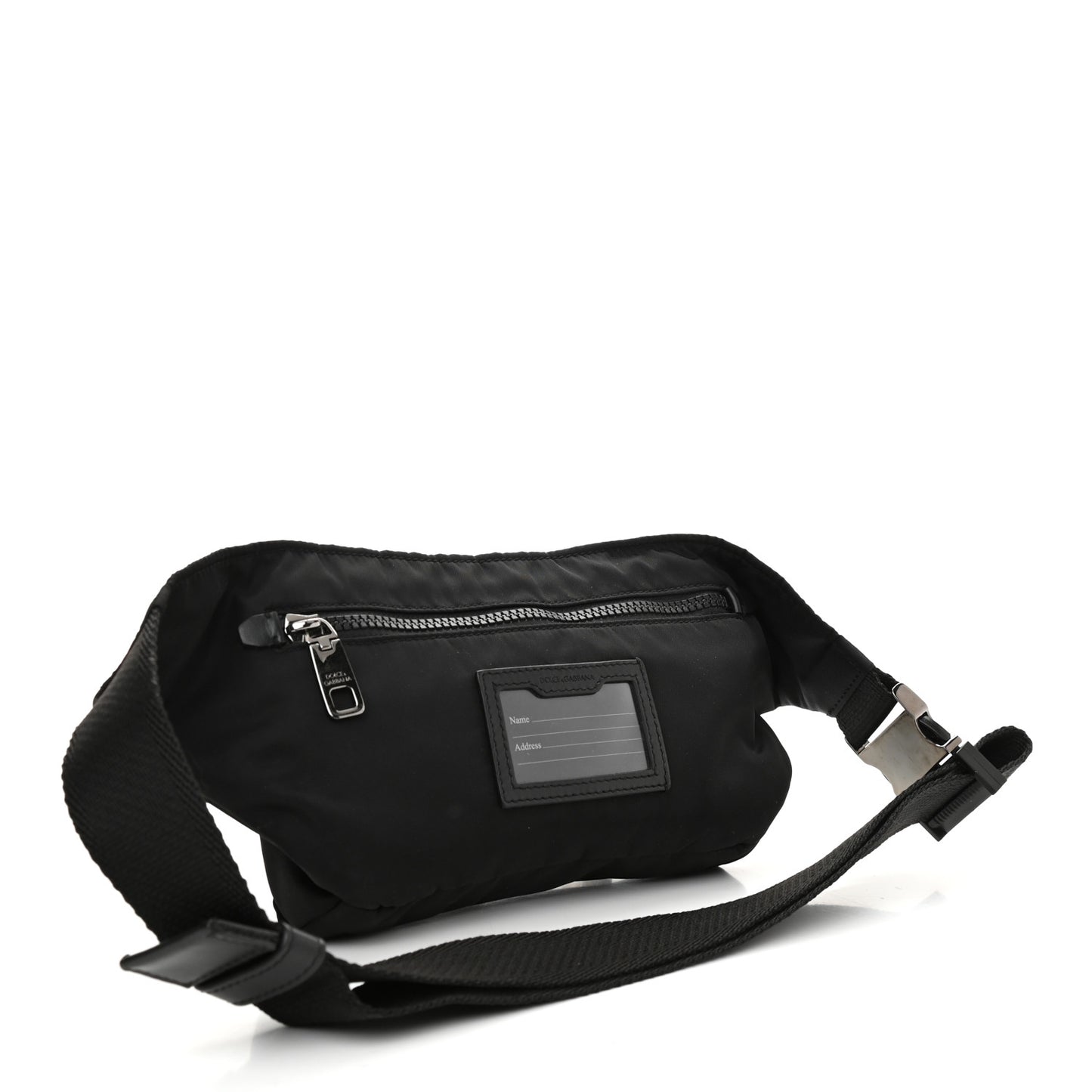 Nylon Logo Belt Bag Black