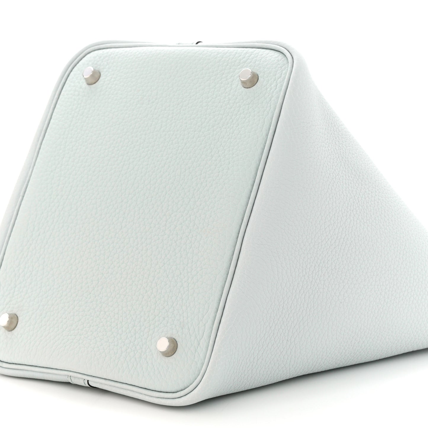 Taurillon Clemence Picotin Lock 22 MM Bleu Pale