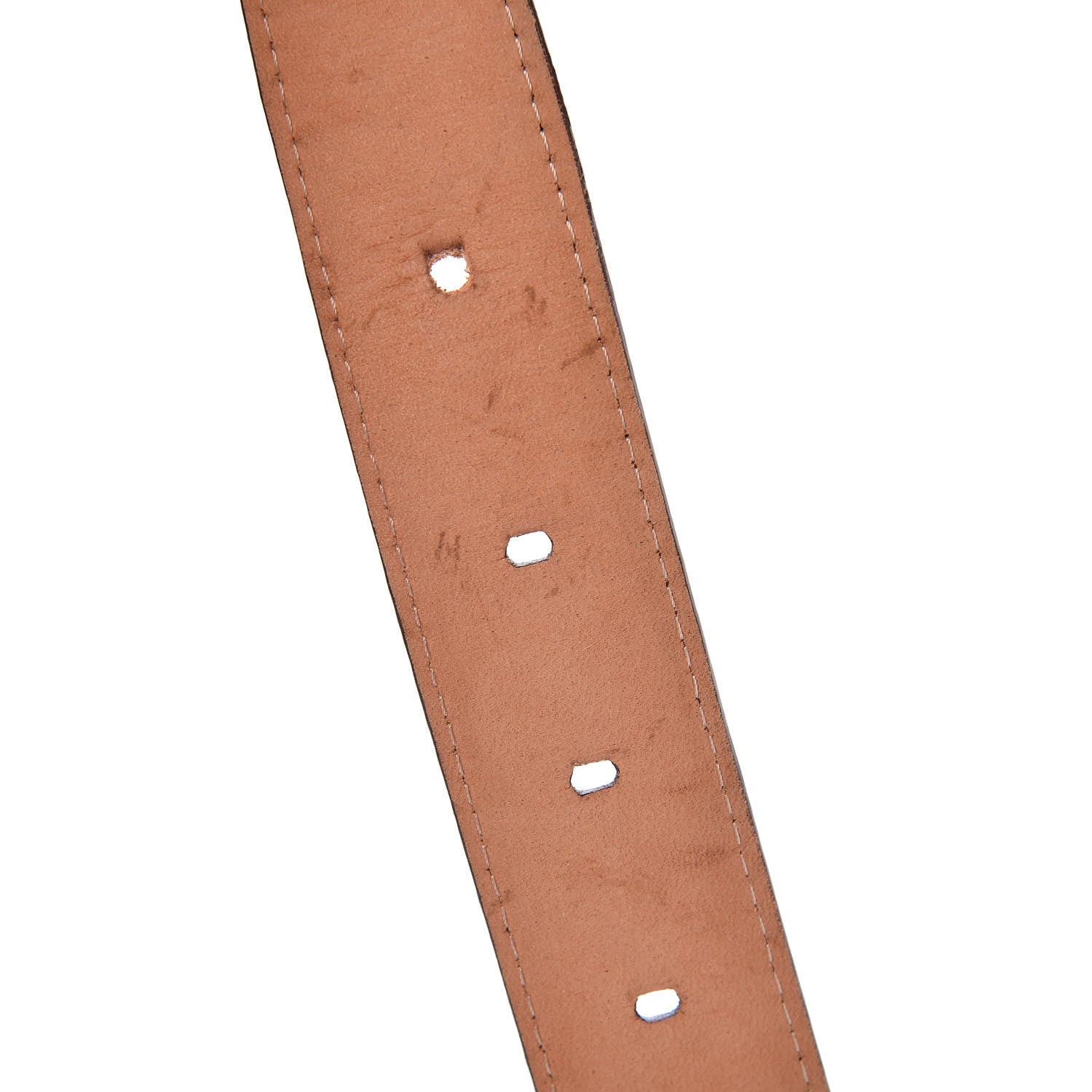 Louis Vuitton Damier Ebene 30mm Ellipse Belt 90 36 6 of 10