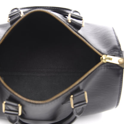 Louis Vuitton Epi Speedy 25 Black 5 of 11