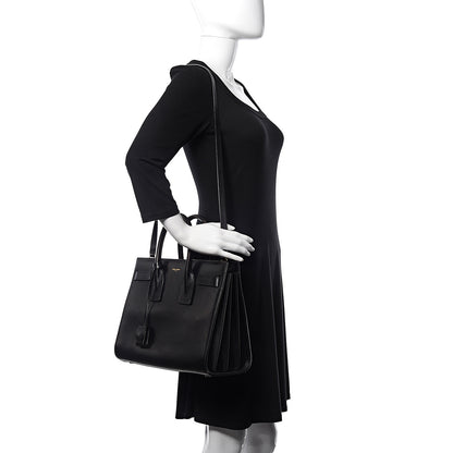 Saint Laurent Calfskin Small Sac De Jour Black 2 of 11
