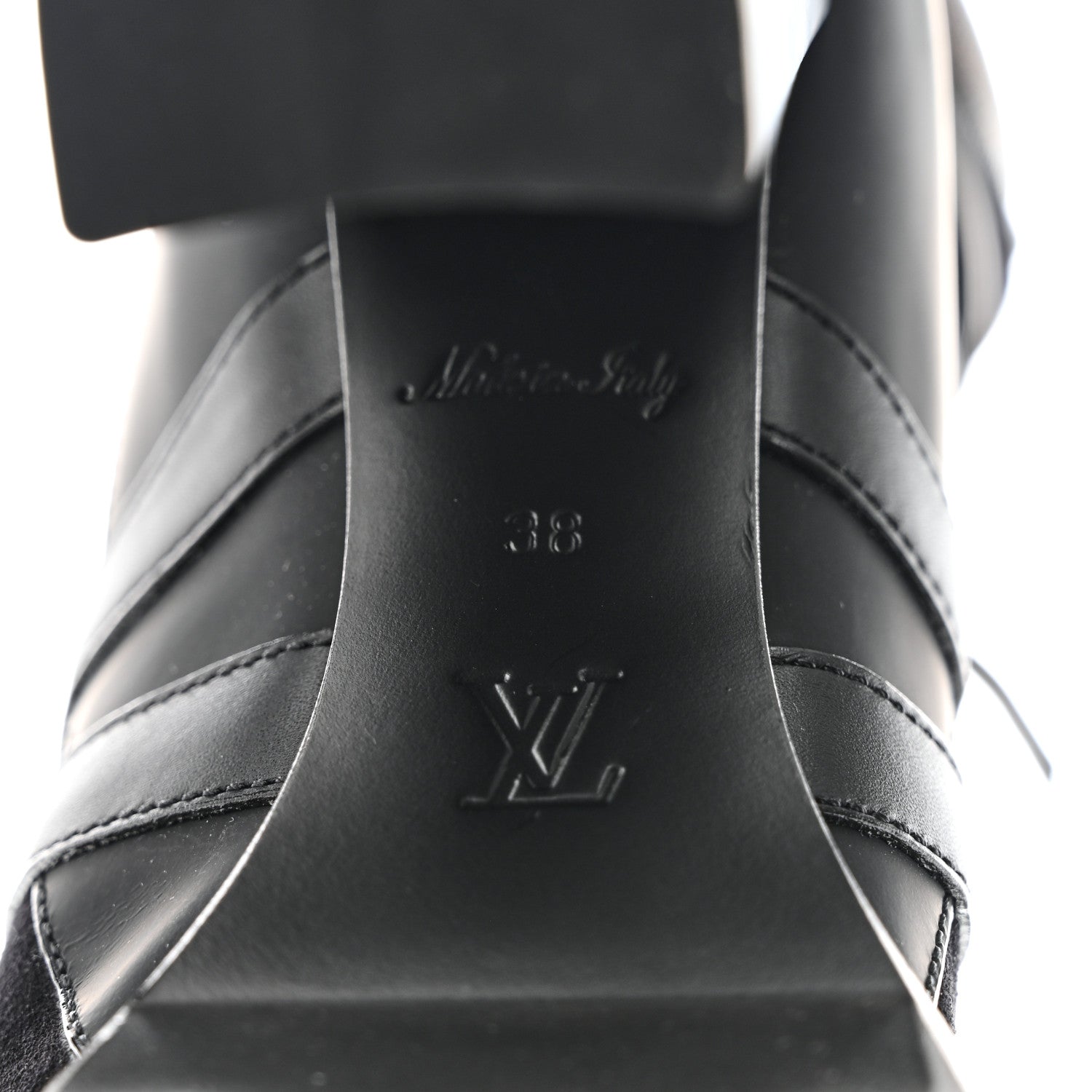 Louis Vuitton Suede Calfskin Monogram Star Trail Ankle Boots 38 Black 6 of 8