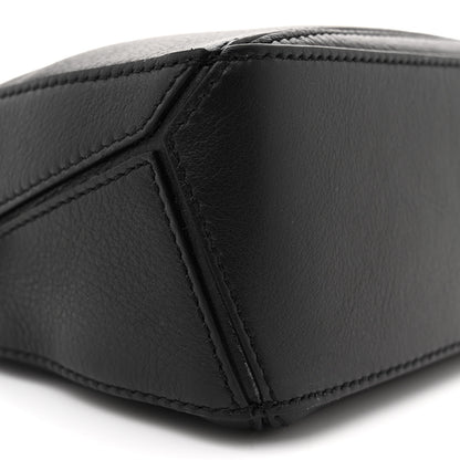 Loewe Calfskin Mini Puzzle Bag Black 9 of 11