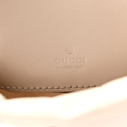 Gucci Calfskin Matelasse Mini GG Marmont 2.0 Bucket Bag White 6 of 10