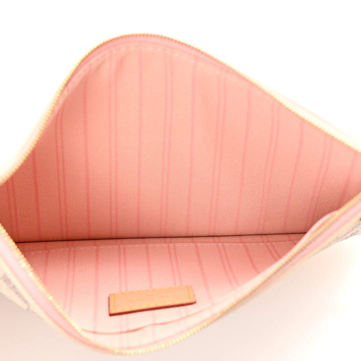 Damier Azur Neverfull MM GM Pochette Rose Ballerine