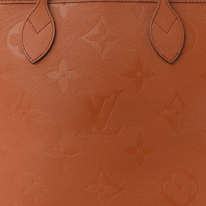 Louis Vuitton Empreinte Monogram Giant Neverfull MM Cognac 8 of 10