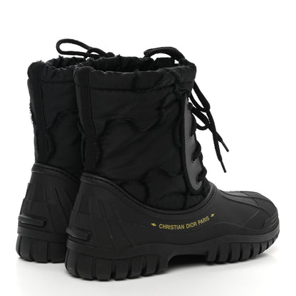 Christian Dior Rubber Nylon D-Venture Boots 39 Black 4 of 8