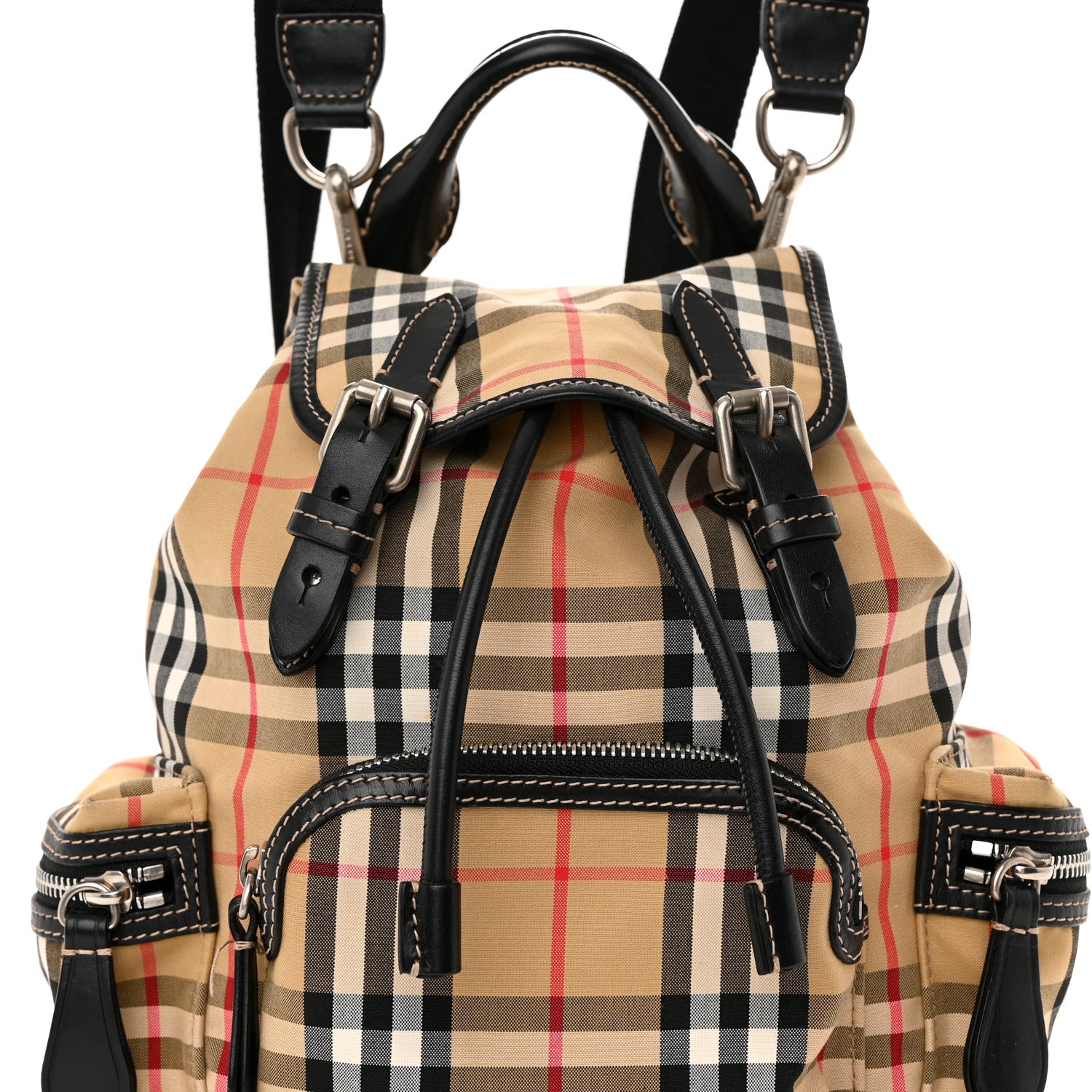 Burberry Vintage Check Small Rucksack Backpack Antique Yellow 7 of 12