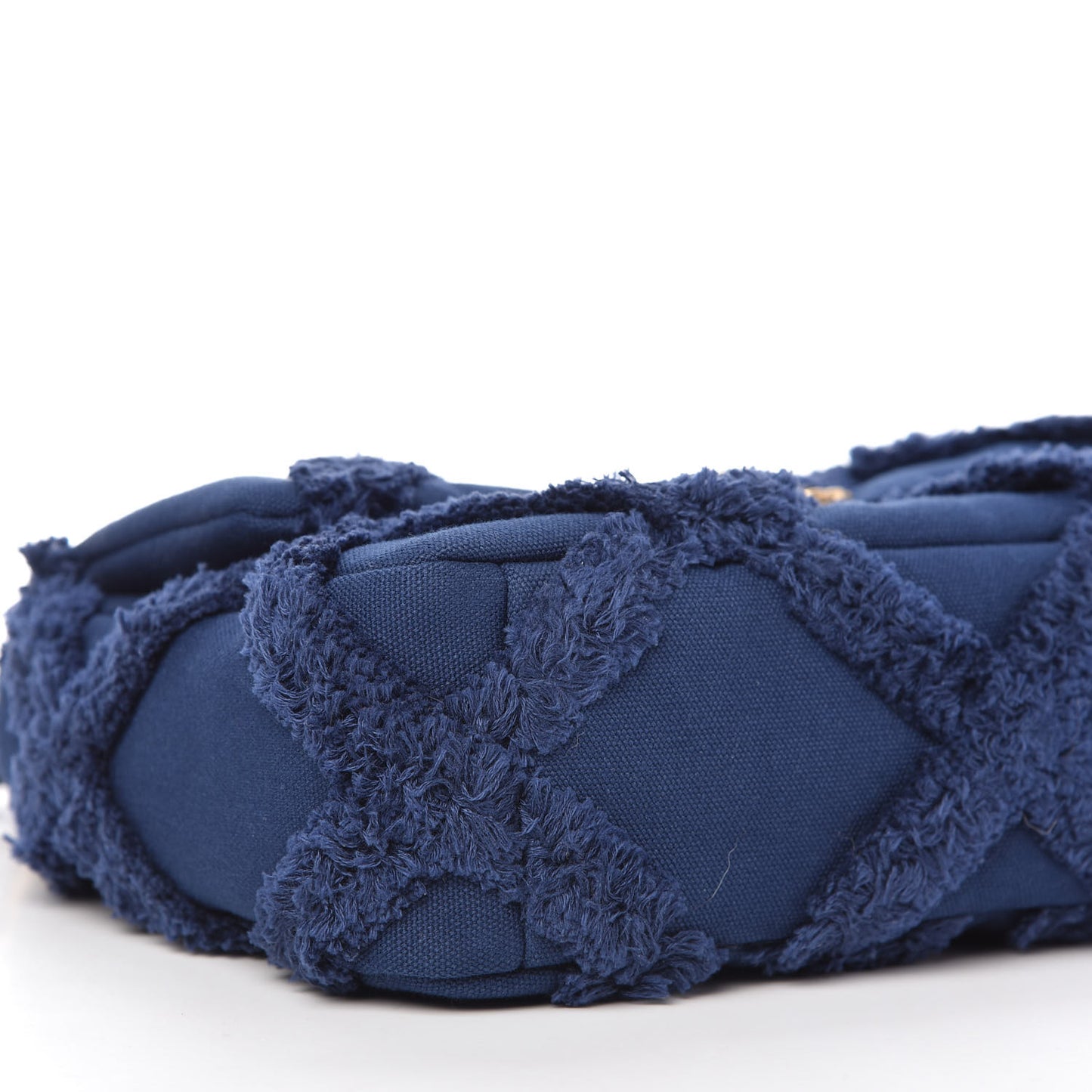 Canvas Quilted Medium Chanel 19 Flap Blue