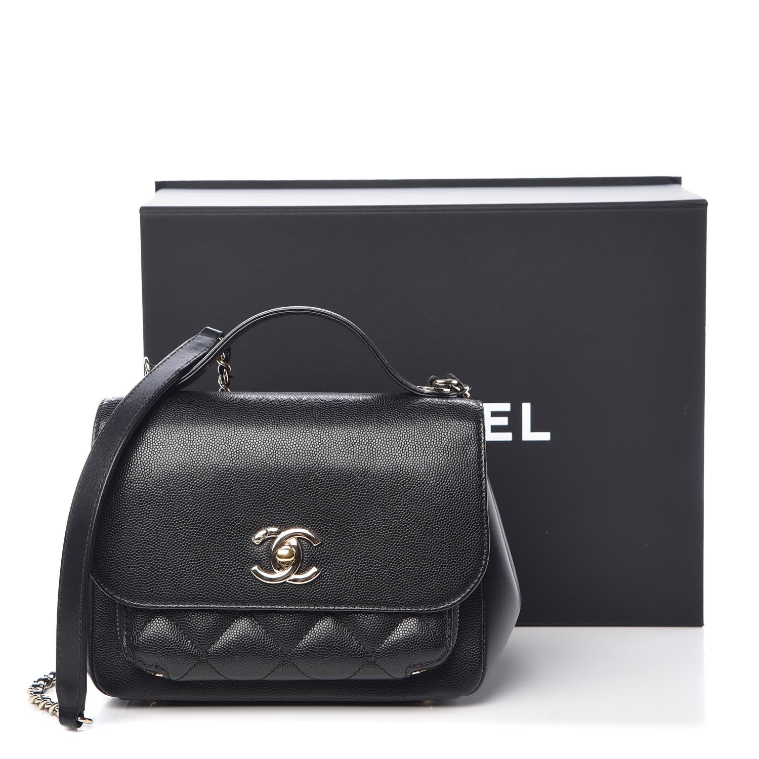 Chanel Caviar Quilted Small Business Affinity Flap Black 13 of 13