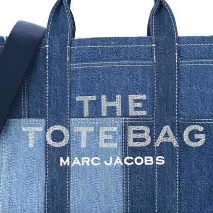 Marc Jacobs Denim Canvas Medium The Tote Bag Blue 7 of 9