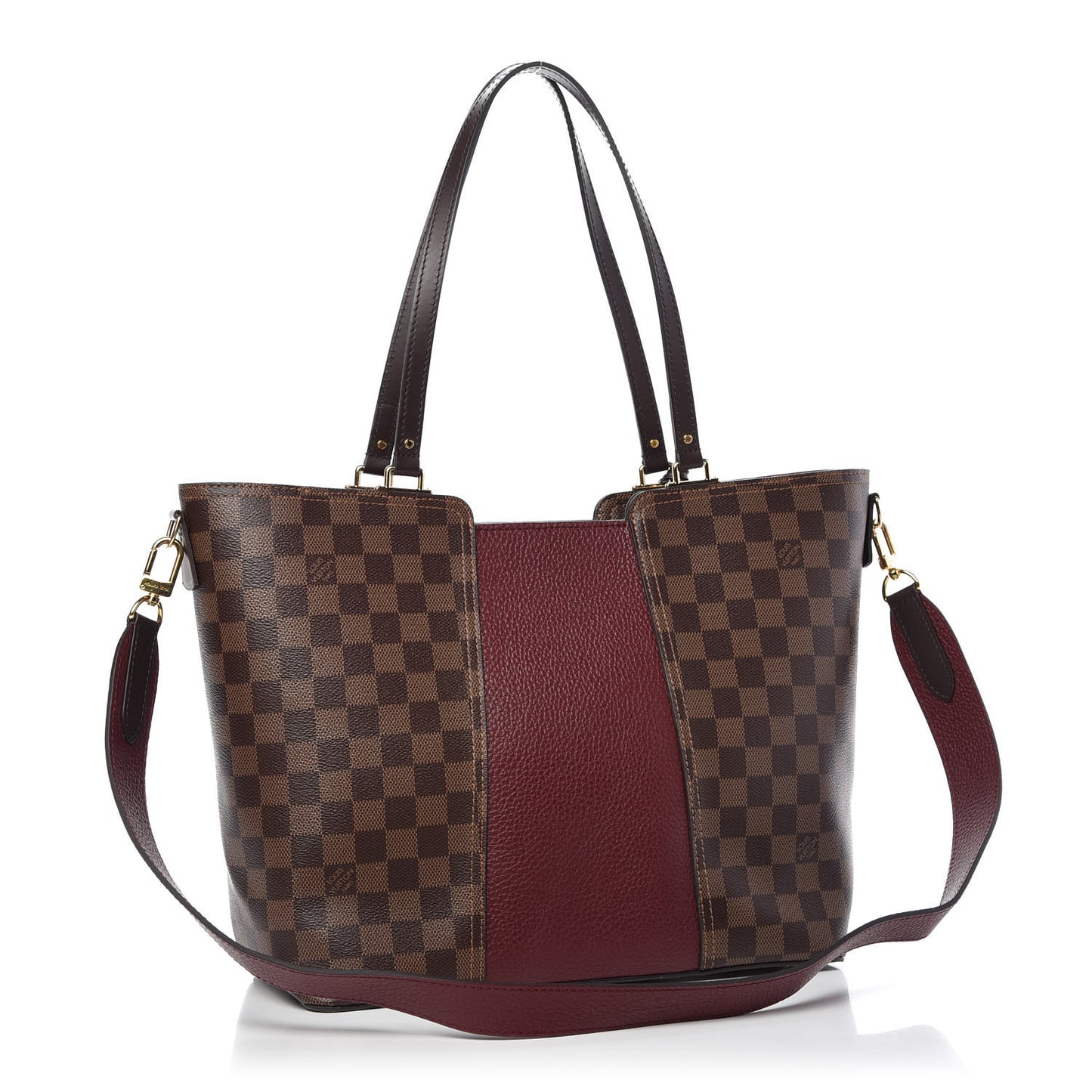 Damier Ebene Taurillon Jersey Bordeaux