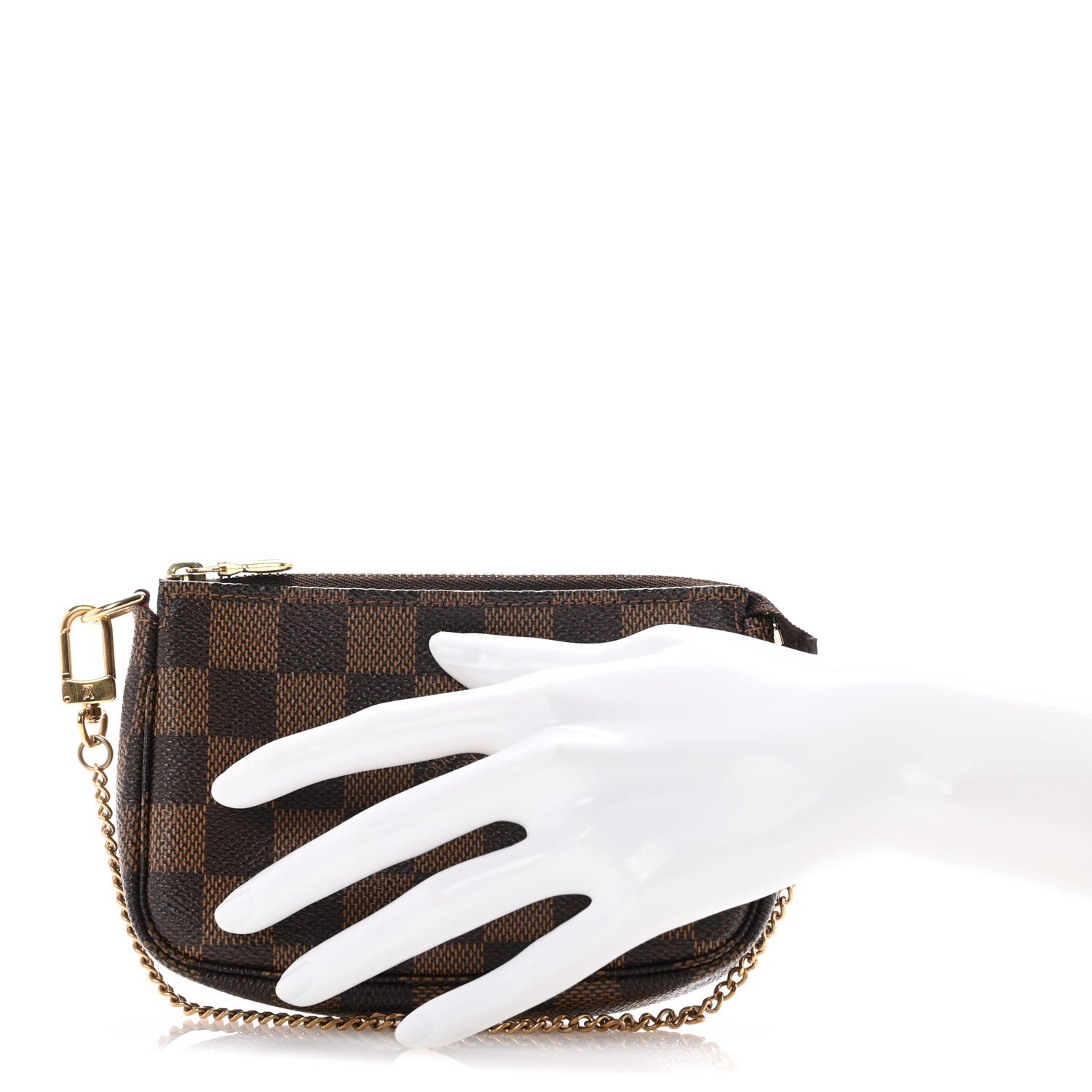 Louis Vuitton Damier Ebene Mini Pochette Accessories 2 of 9