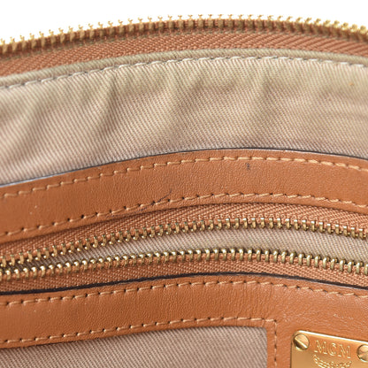 MCM Visetos Original Medium Pouch Cognac 8 of 17