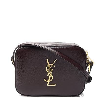 Saint Laurent Grain De Poudre Small Classic Monogram Camera Bag Burgundy 1 of 10