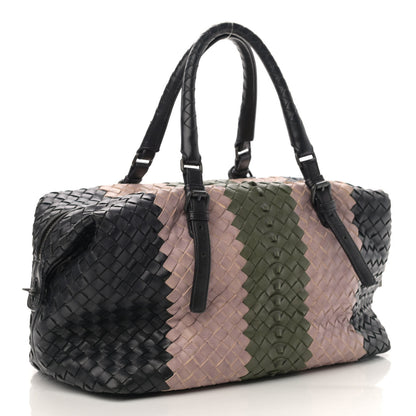 Bottega Veneta Nappa Intrecciato Rings Satchel Multicolor 3 of 17