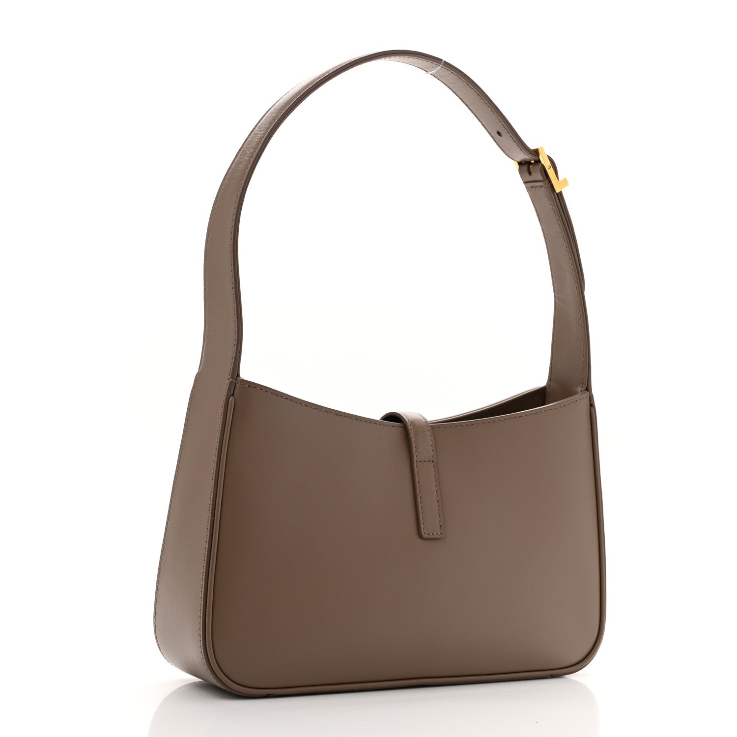 Saint Laurent Smooth Calfskin Le 5 A 7 Hobo Taupe 3 of 12