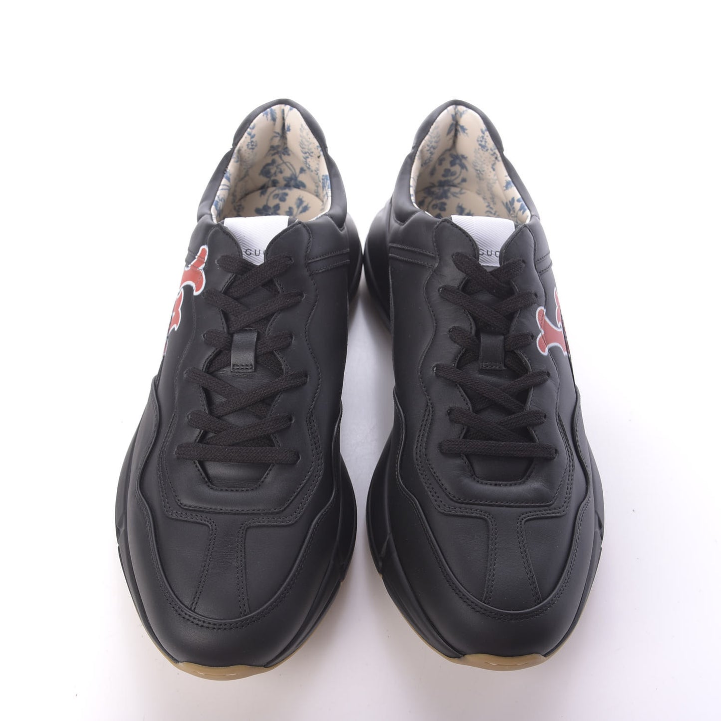 X MLB Calfskin LA Dodgers Mens Rhyton Sneakers 13.5 Black