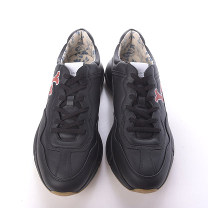 Gucci X MLB Calfskin LA Dodgers Mens Rhyton Sneakers 13.5 Black 5 of 12