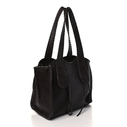 Chloe Calfskin Large Mony Tote Bold Brown 3 of 9