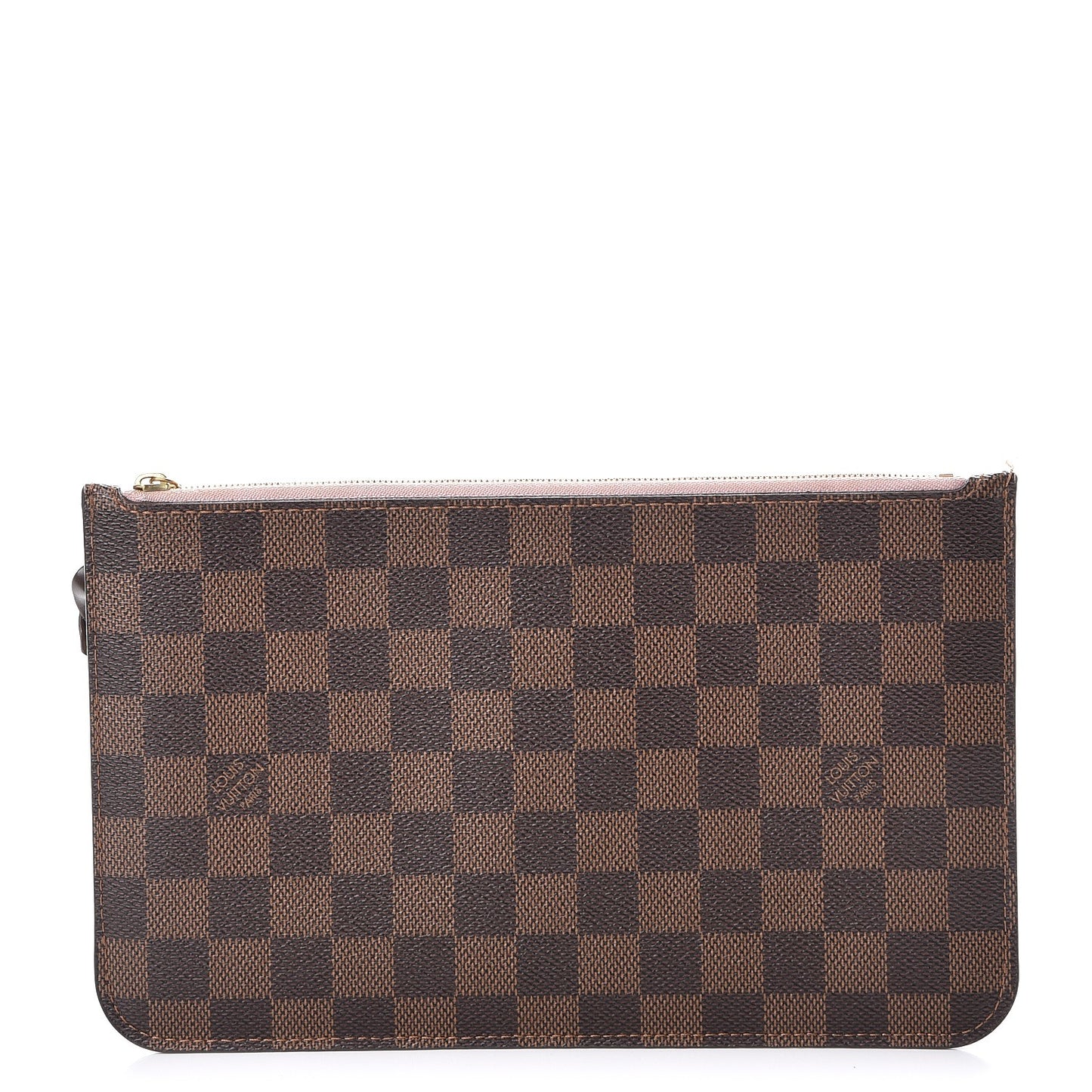 Damier Ebene Neverfull MM GM Pochette Rose Ballerine