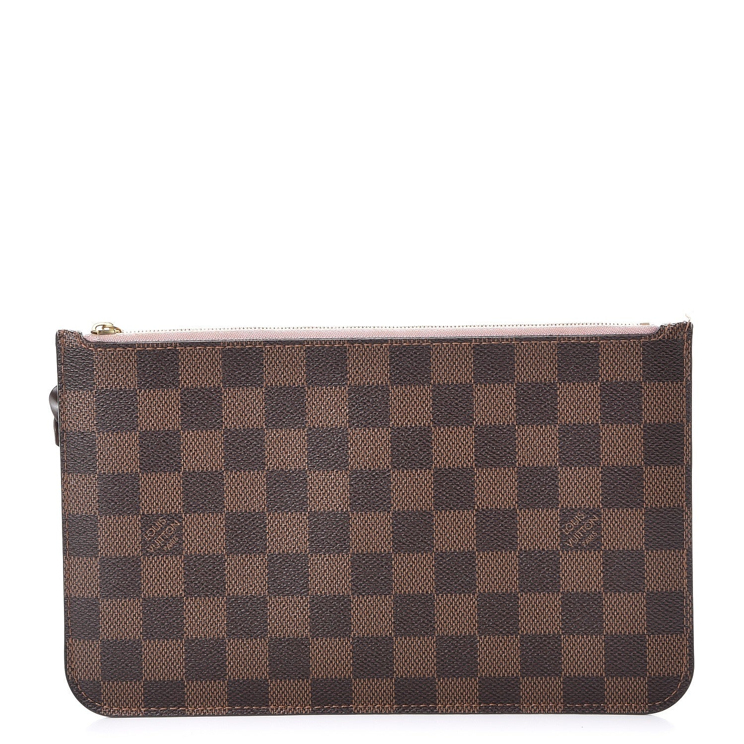 Louis Vuitton Damier Ebene Neverfull MM GM Pochette Rose Ballerine 1 of 8