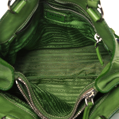 Prada Vitello Daino Side Pocket Hobo 5 of 9