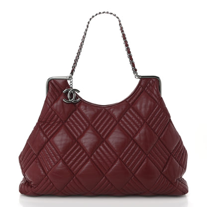 Chanel Lambskin Large In and Out Tote  Red 1 of 11