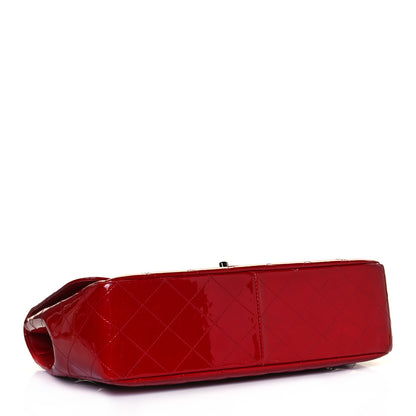 Chanel Patent Jumbo Single Flap Red 3 of 16