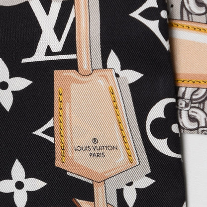 Louis Vuitton Silk Monogram Confidential Bandeau Black 3 of 7