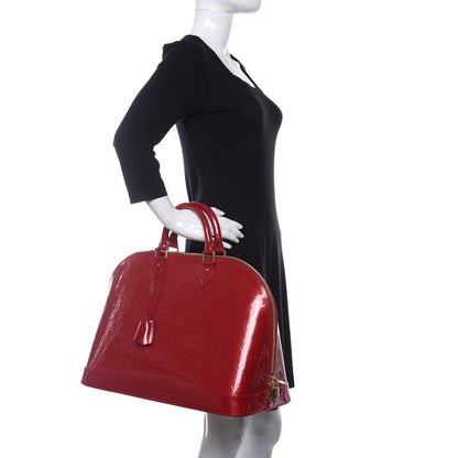 Louis Vuitton Vernis Alma GM XL Pomme D'Amour 2 of 10