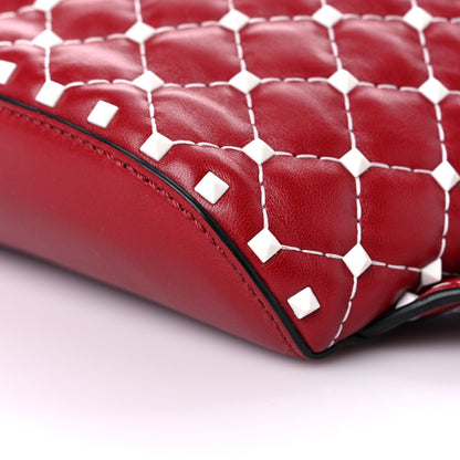 Valentino Garavani Lambskin Free Rockstud Spike Belt Bag 75 Rosso Valentino 8 of 10