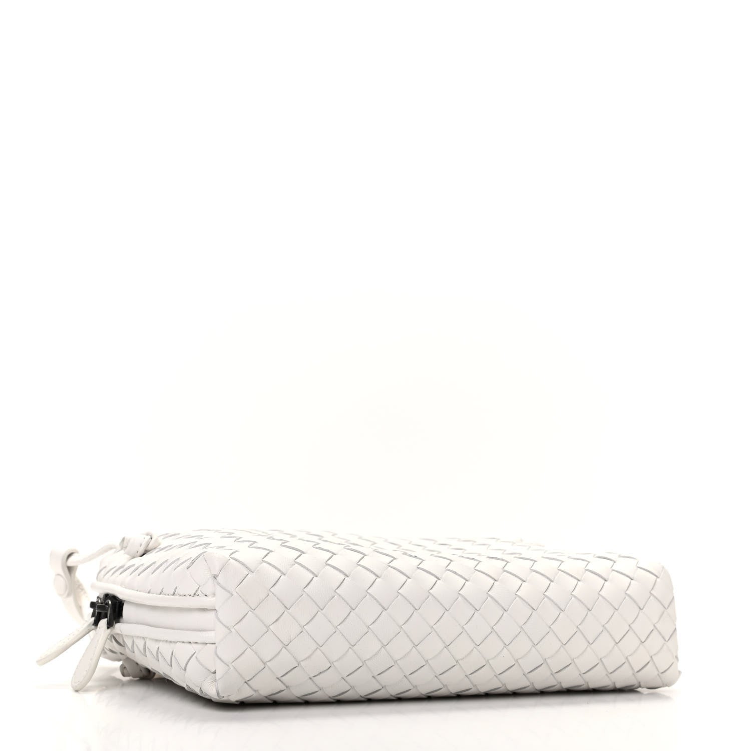 Bottega Veneta Nappa Intrecciato Nodini Crossbody Messenger White 4 of 9