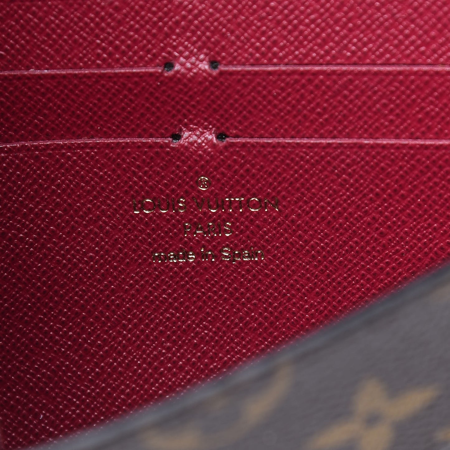 Monogram Jeanne Wallet Fuchsia