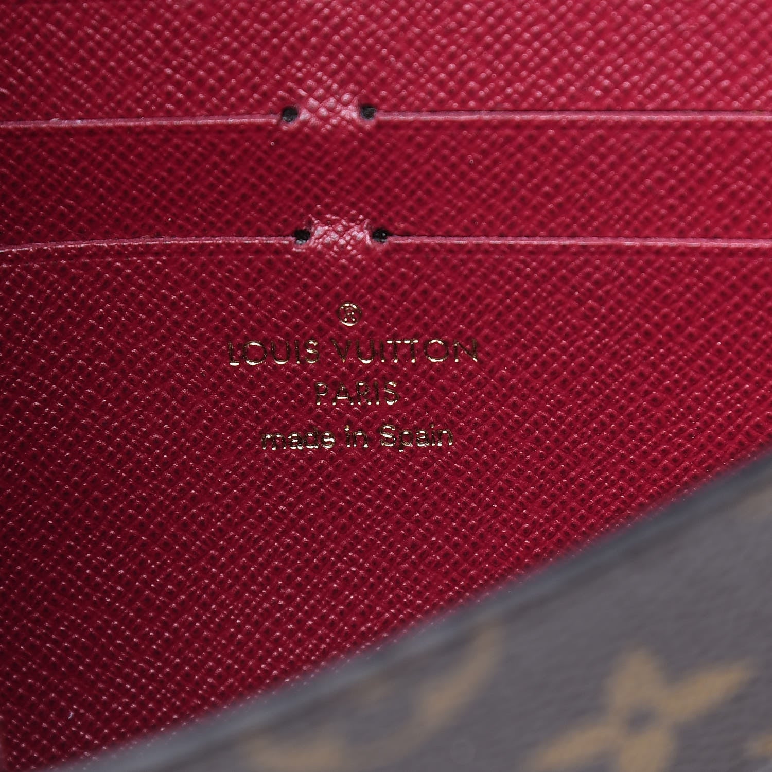 Louis Vuitton Monogram Jeanne Wallet Fuchsia 6 of 7